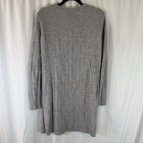 Banana Republic filpucci Sweater Dress Women XL Cable Knit Italian Wool Cashmere - Picture 7 of 12